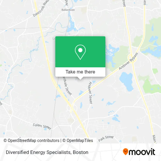 Diversified Energy Specialists map