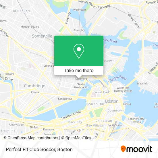 Perfect Fit Club Soccer map