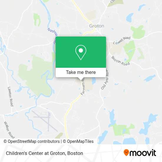 Children's Center at Groton map