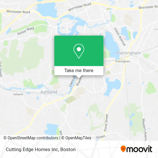 Cutting Edge Homes Inc map