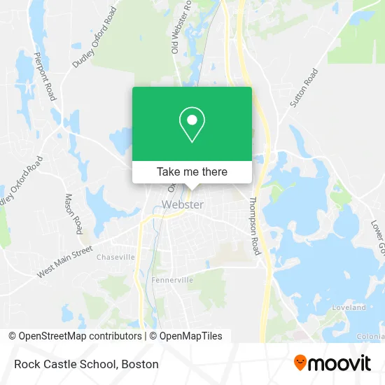 Rock Castle School map