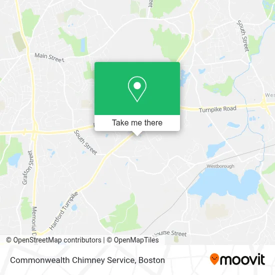Commonwealth Chimney Service map