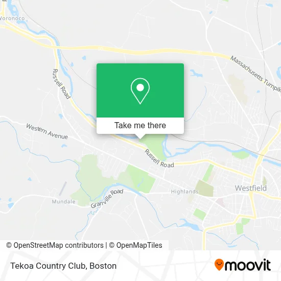 Tekoa Country Club map
