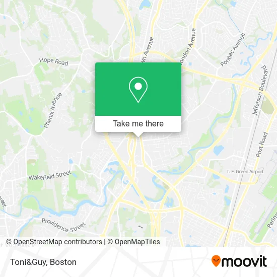 Toni&Guy map