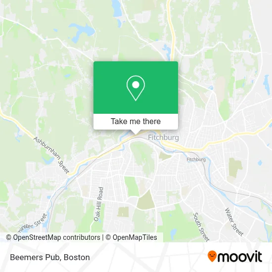 Beemers Pub map