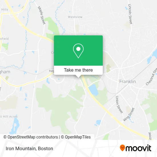 Iron Mountain map