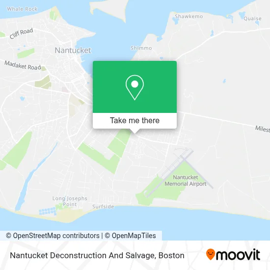 Nantucket Deconstruction And Salvage map