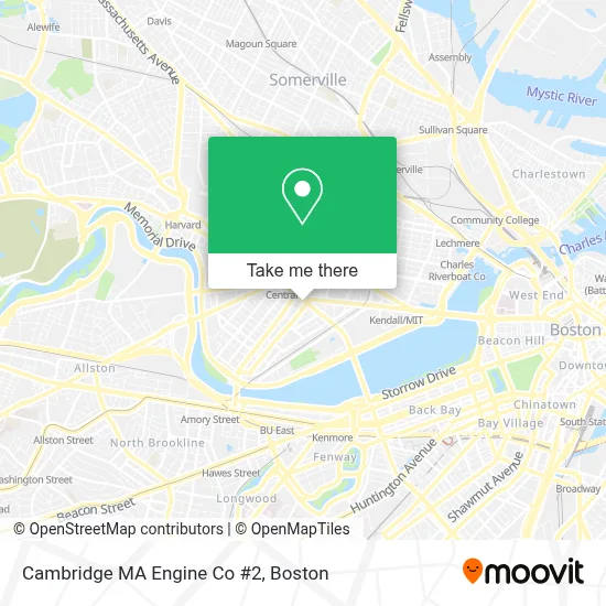 Cambridge MA Engine Co #2 map