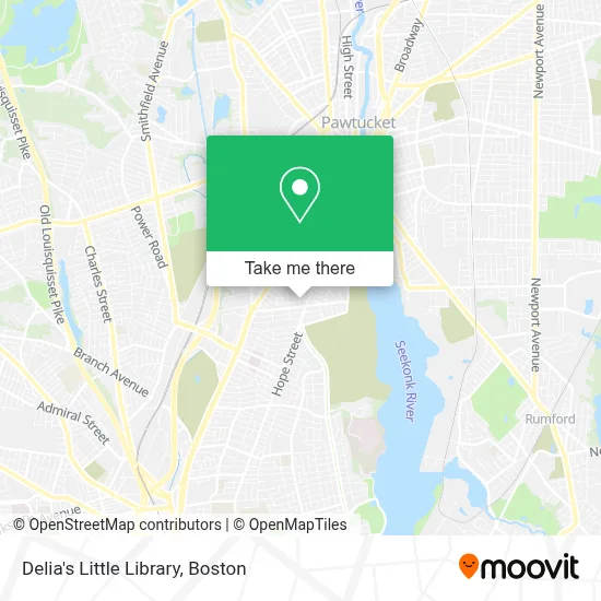 Delia's Little Library map