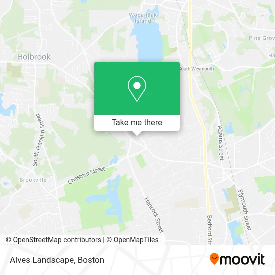 Alves Landscape map
