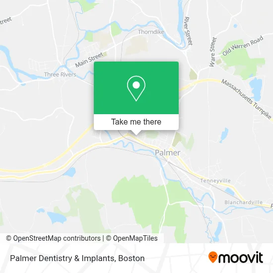 Palmer Dentistry & Implants map
