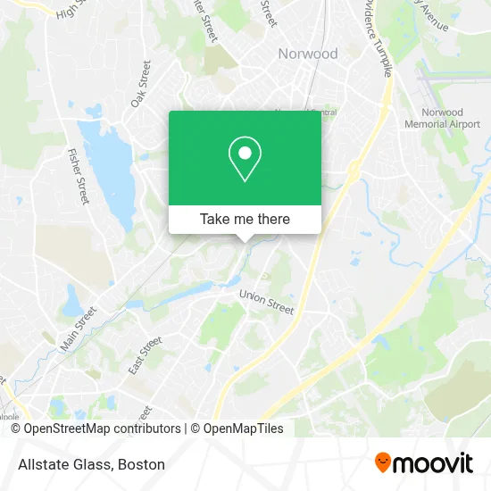Allstate Glass map