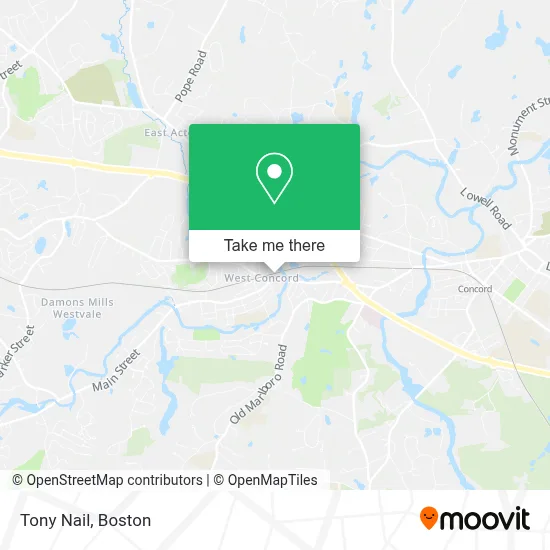 Tony Nail map