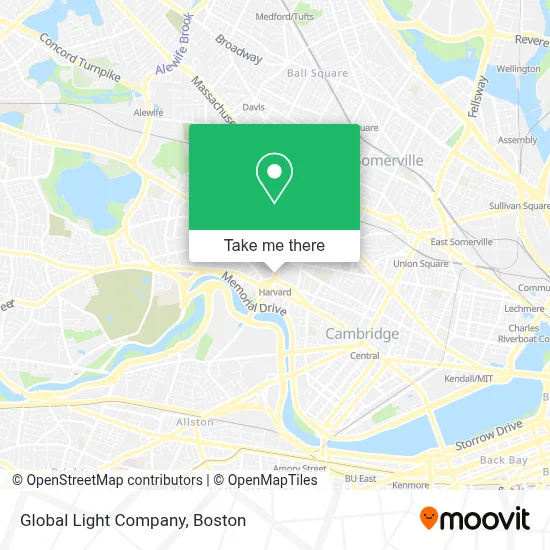 Global Light Company map