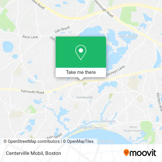 Centerville Mobil map