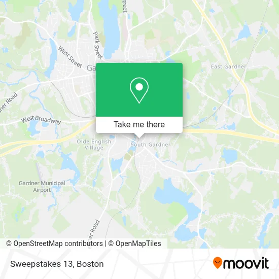 Sweepstakes 13 map