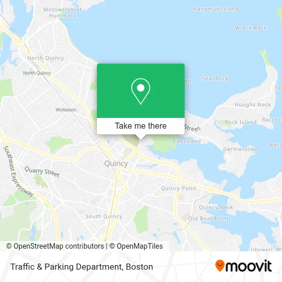 Traffic & Parking Department map