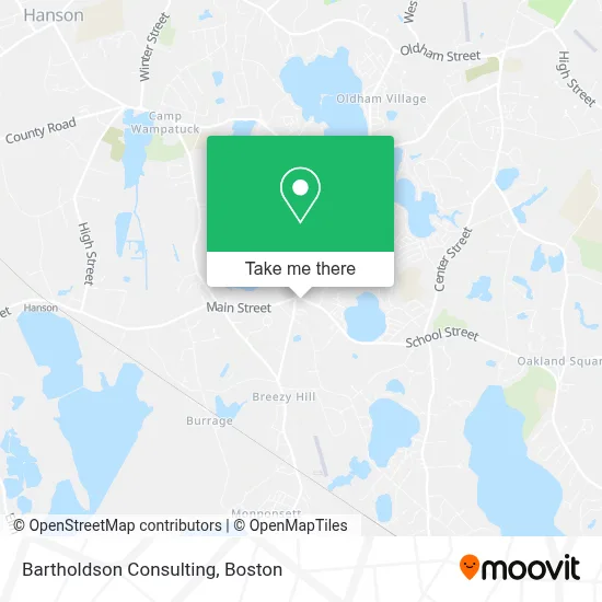Bartholdson Consulting map