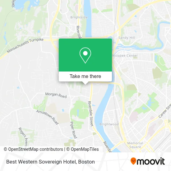 Best Western Sovereign Hotel map
