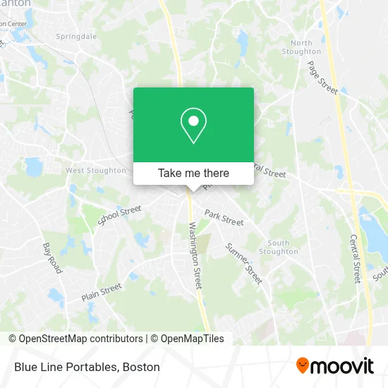 Blue Line Portables map