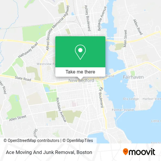 Ace Moving And Junk Removal map