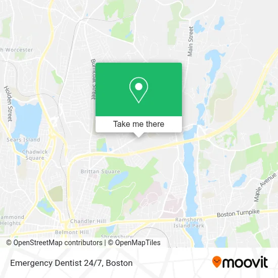 Emergency Dentist 24/7 map
