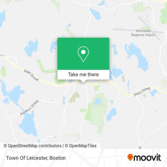 Town Of Leicester map