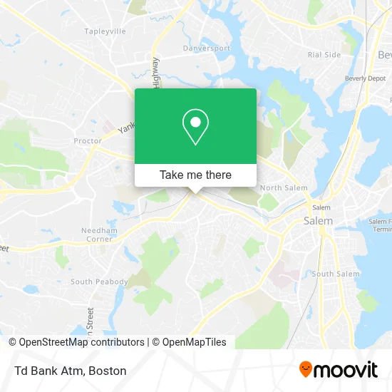 Td Bank Atm map