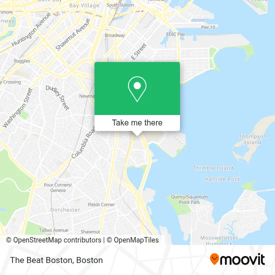 The Beat Boston map