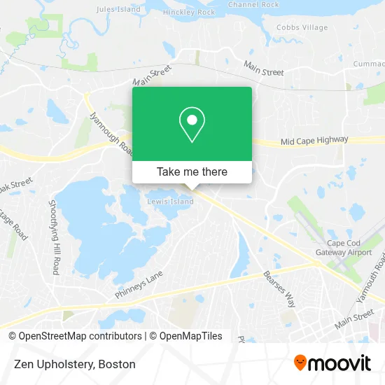 Zen Upholstery map