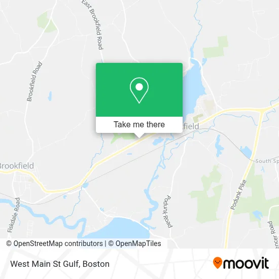 West Main St Gulf map