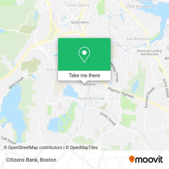 Citizens Bank map