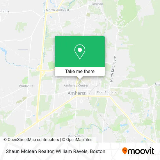 Shaun Mclean Realtor, William Raveis map