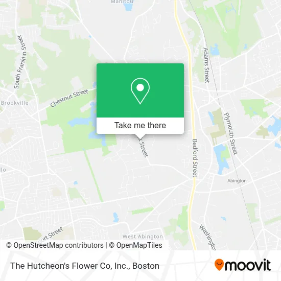 The Hutcheon's Flower Co, Inc. map