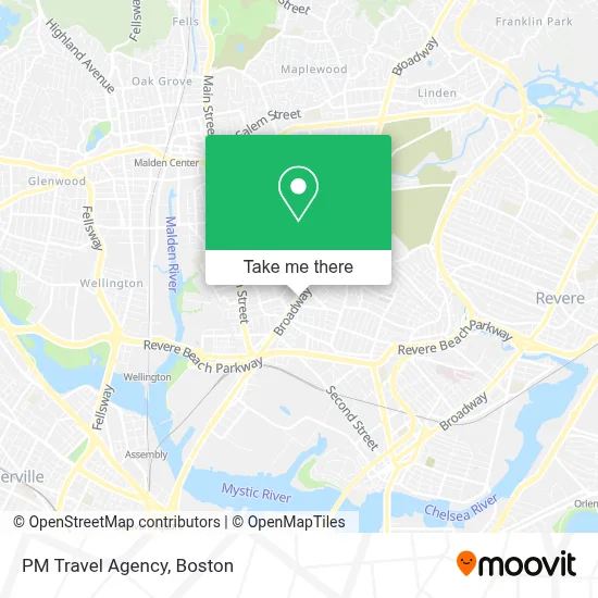 PM Travel Agency map