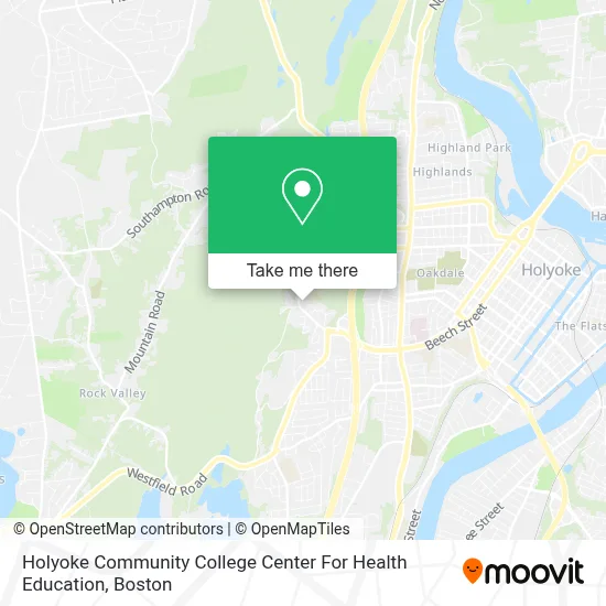 Holyoke Community College Center For Health Education map