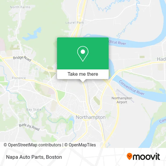 Napa Auto Parts map