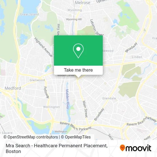 Mra Search - Healthcare Permanent Placement map