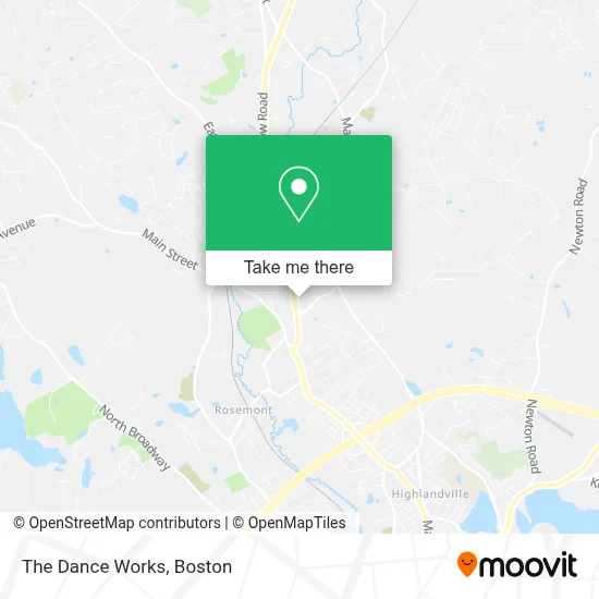 The Dance Works map