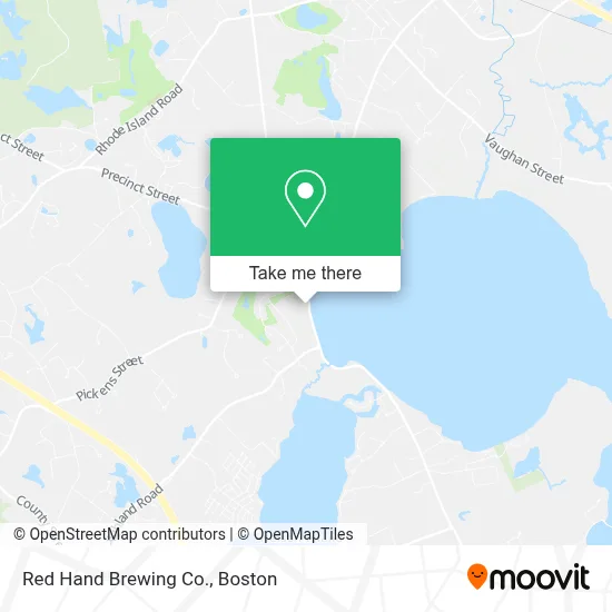 Red Hand Brewing Co. map