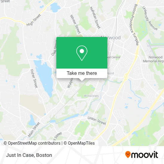 Just In Case map