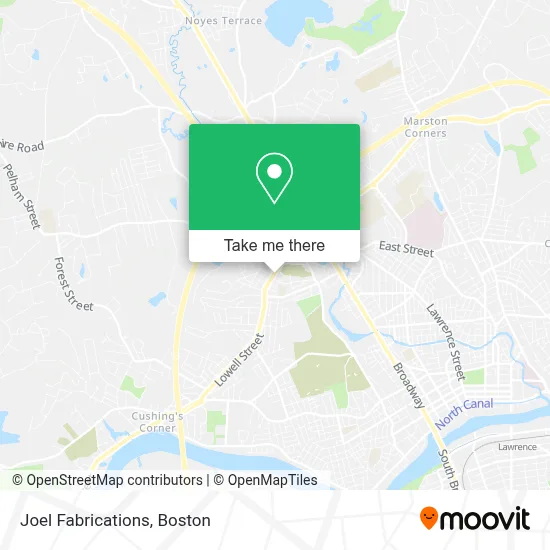 Joel Fabrications map