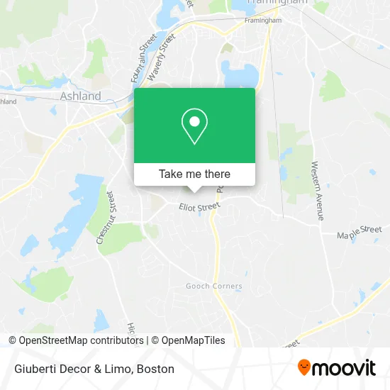 Giuberti Decor & Limo map