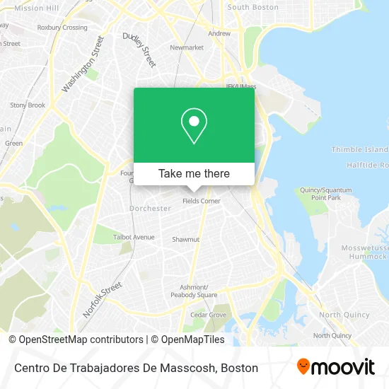 Centro De Trabajadores De Masscosh map