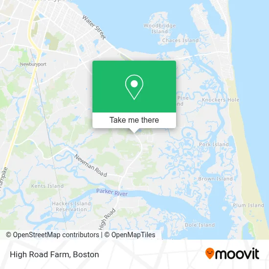 High Road Farm map