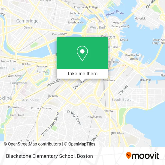 Blackstone Elementary School map