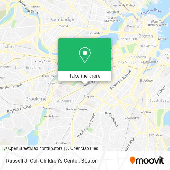 Russell J. Call Children's Center map