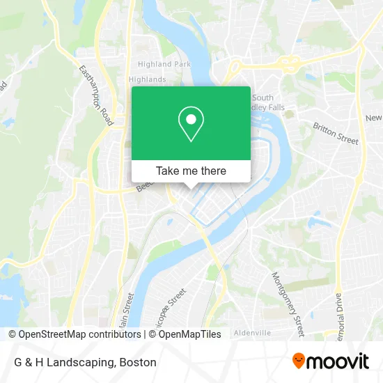 G & H Landscaping map