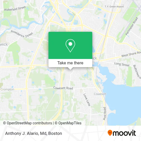 Anthony J. Alario, Md map