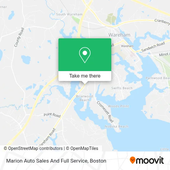 Marion Auto Sales And Full Service map
